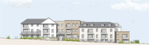 Sheltered Apartments, front elevation, Standford Hill, Planning Permission, Appeal